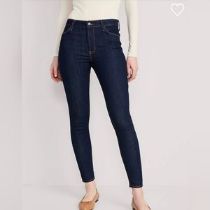 Old Navy high rise super skinny jeans
